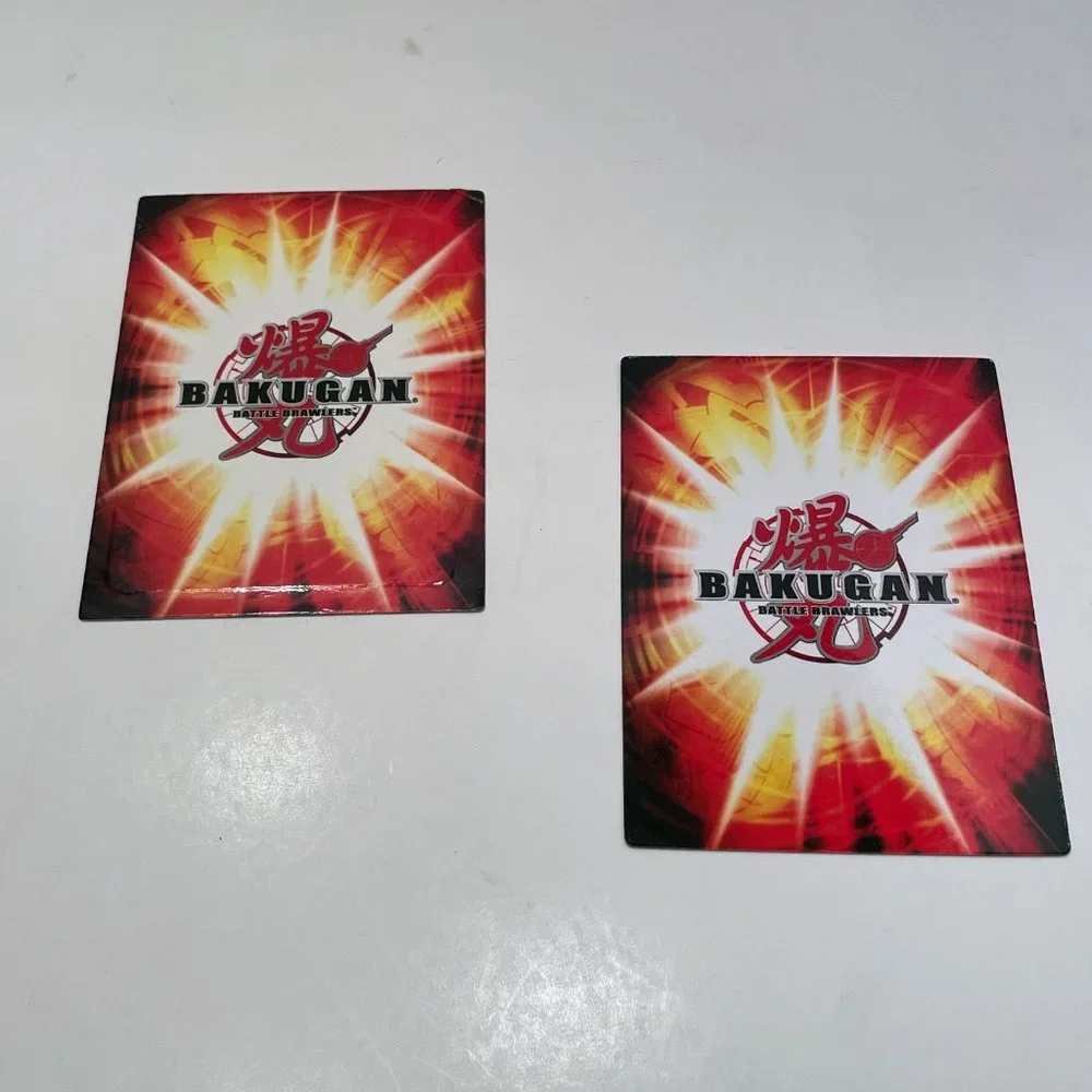 Bakugan Battle Brawlers Cards - 11 Regular & 10 Magnetic Cards with Rule Book